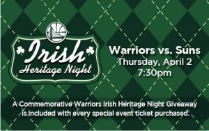 Irish Heritage Night, Special Event